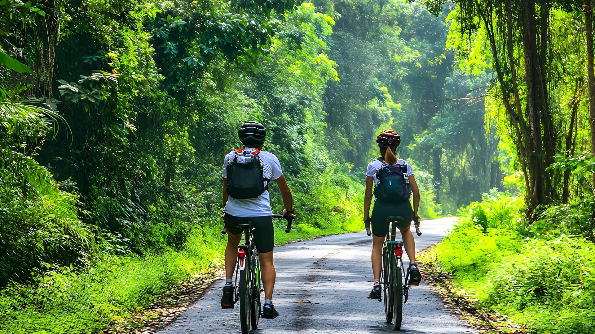 Cycling through Local Village