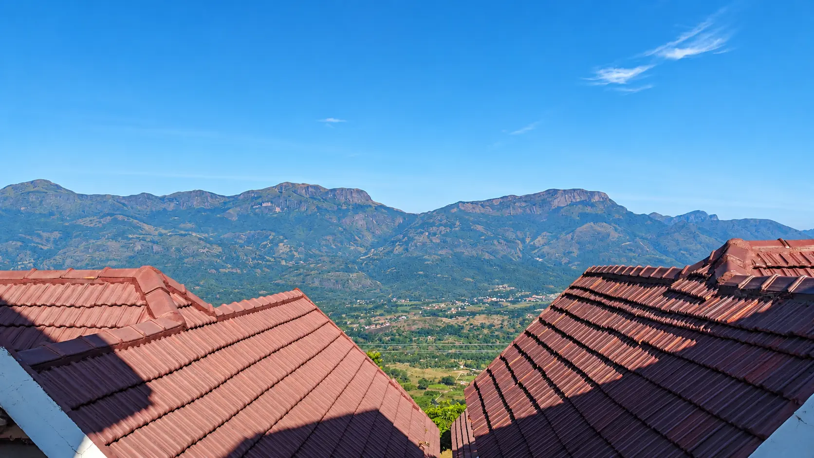 Scenic highland landscape in Kanthalloor, Kerala