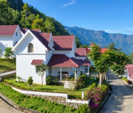 Mirth Resorts & Residences villas with mountain views in Kanthalloor, Kerala